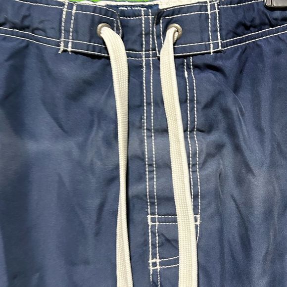 Hollister Men's Swim Trunks Board Shorts Navy Blue White Size Medium - Picture 3 of 4
